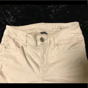 American Eagle Jeggings Size 0 Reg Khaki EUC